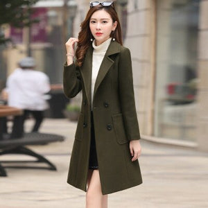 Overcoat Autumn Jacket Casual Women